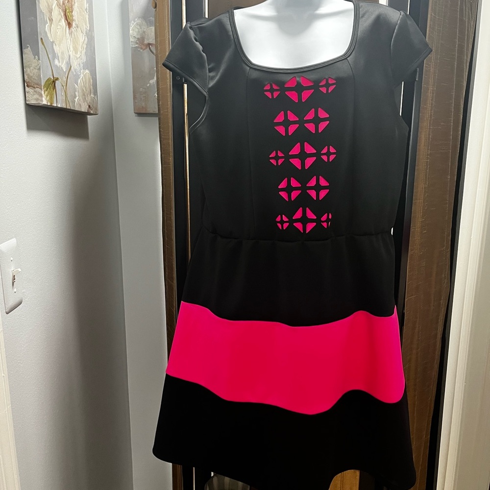 Love Squared! Red and Black Dress Size 2x